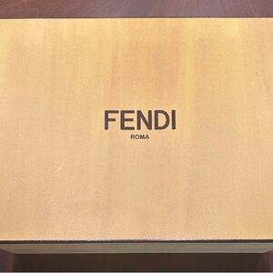 Fendi Roma Empty Shoe Box 13.5” X 10.5” X  5”